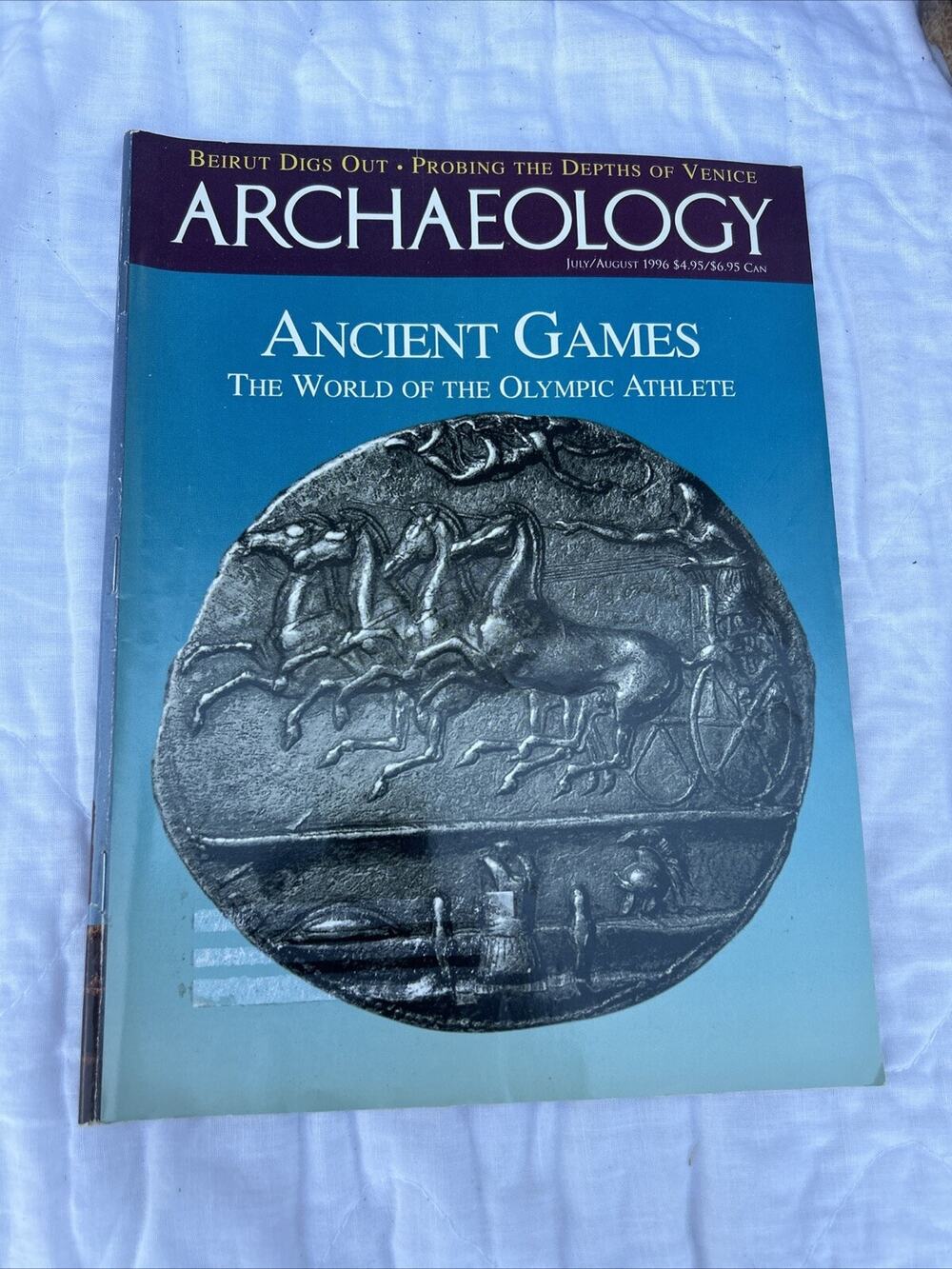 Archaeology Magazine July/August 1996 Ancient Games